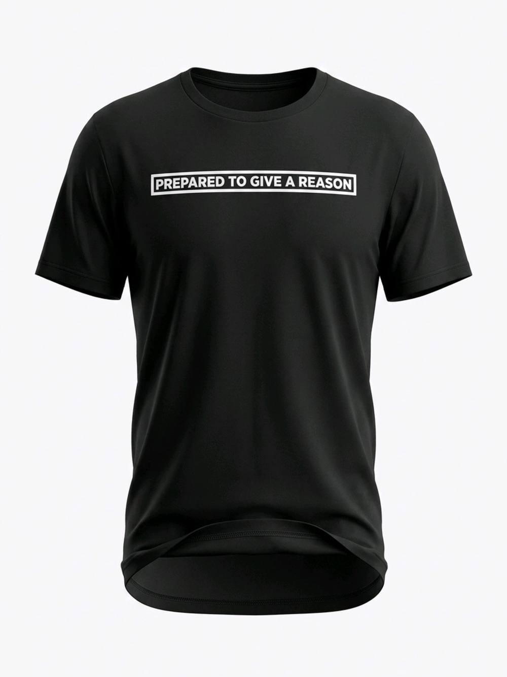 Next Level Apparel 'Prepared to Give a Reason' Graphic T-Shirt